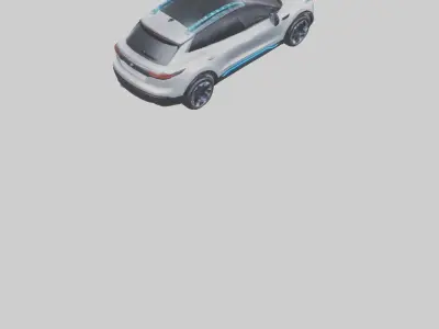 Electric SUV model 3D model