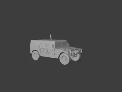 HUMMER humvee Free 3D model