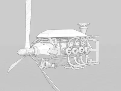 Light Engine Design 3D model