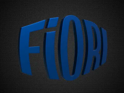 fiori logo 3D model