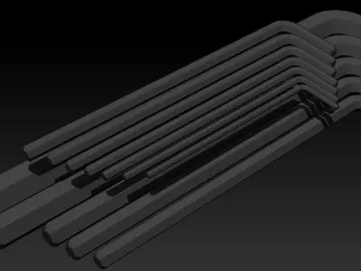 Allen Wrench Set 3D model
