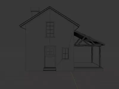 Old-build Free low-poly 3D model