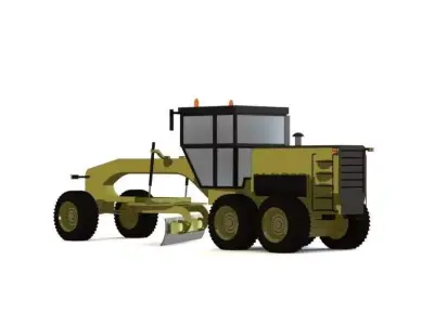 Grader tractor 3D print model