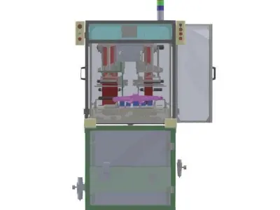 Labeling Machine For Sticker Label of Jack Screw 3D model