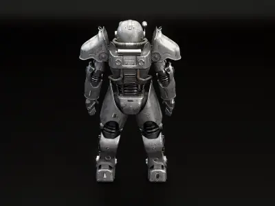 Post Apocalyptic Power Armor 3D model purchase