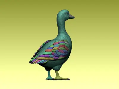 goose 3D model