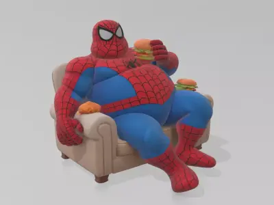 Lazy - web Hero 3D model
