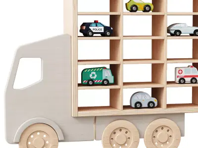 IKEA TROFAST Furniture and Toys for Childrens Room 02 3D model