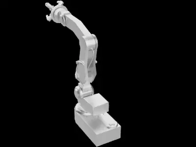 Robot arm Low-poly 3D model