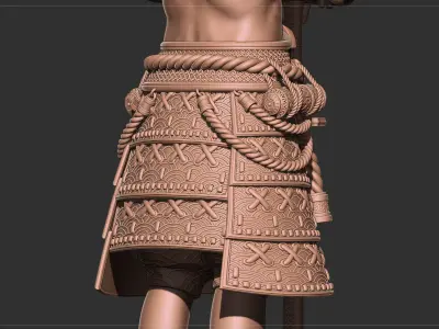 Barbarian Destroyer - Highpoly model  3D model