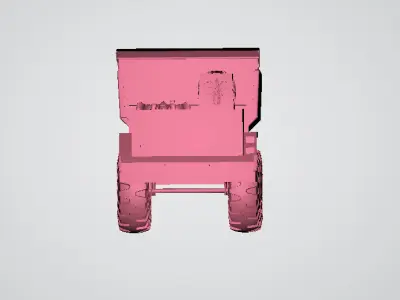 Military Vehicle Truck 3D print model
