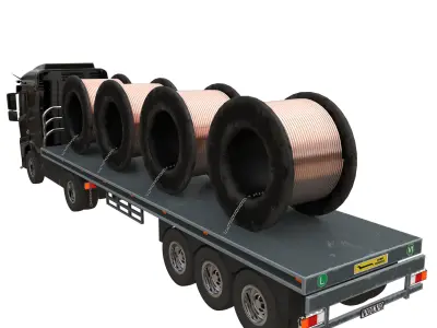 volvo fh 16 transport 2 3D model
