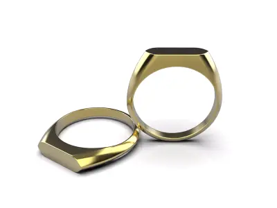 signet Ring Mix Size 3D print model