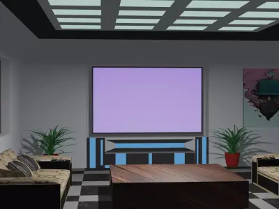 Living room 3D model