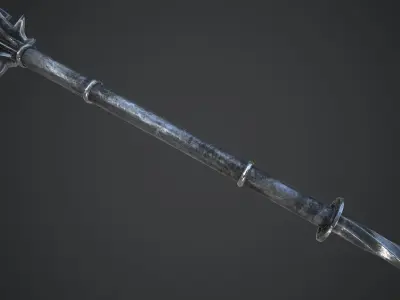 Medieval Mace Low-poly 3D model get