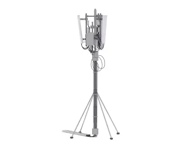 Roof Cell Phone Tower 1 3D model