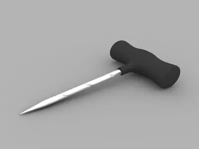 Gimlet screwdriver 3D model