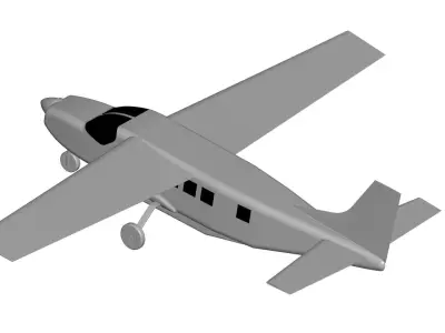 Cessna 208 Caravan 3D model buy