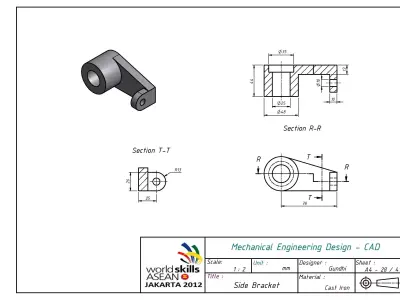 Side Bracket Free 3D model