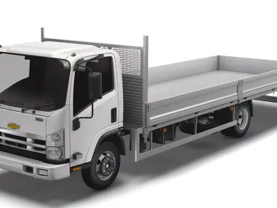 Chevrolet W3500 Rigid body truck 2021 3D model