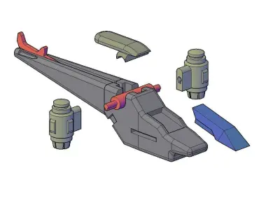 SPACE HELICOPTER - COBRA SP 2 3D print model