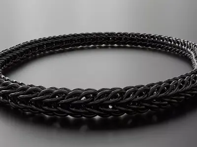 Persian 6-1 Bangle Sub D Photorealistic Model Low-poly 3D model