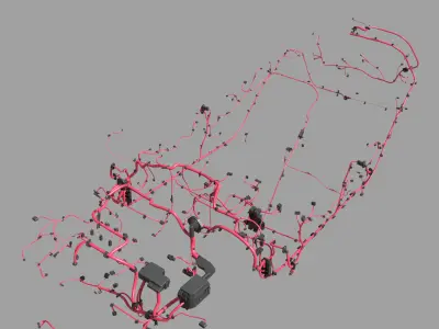Automotive Electronic System 3D model