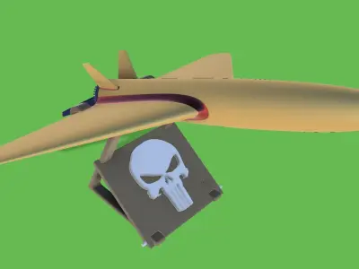 TUSAS TURNA IHA - Flying Home Decor 3D Print Airplane UAV 3D print model purchase