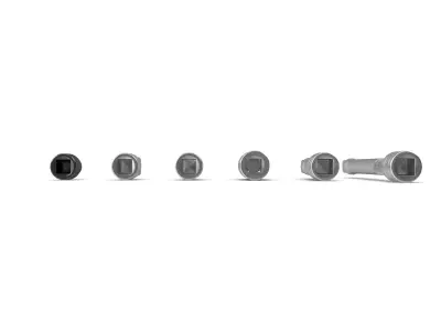 Agggl GFAT1E Drive Adaptor Extension Set Low-poly 3D model