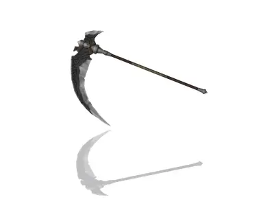 Essential Scythe Low-poly 3D model