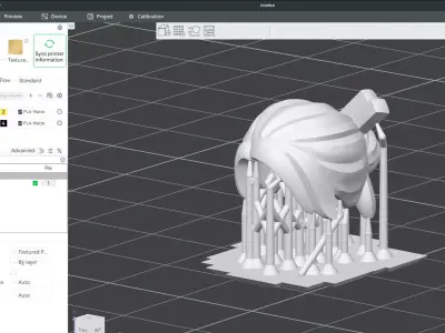 Custom3Dprint Minifigure Accessory - Minifigure Hair S2 - 069 3D print model