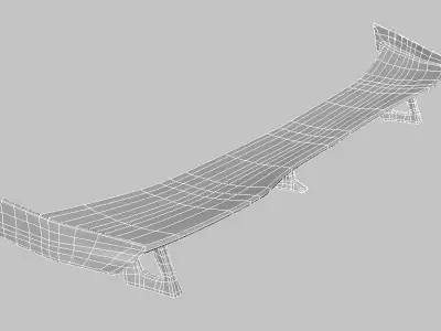 Spoiler bridge 3D model