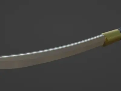 Fantasy Dagger Low-poly 3D model