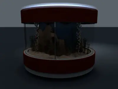 fish tank 3D model buy