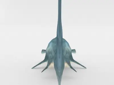 Hammerhead shark Low-poly 3D model get