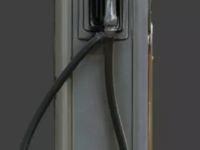 Atomic Orange Fuel Pump Low-poly 3D model