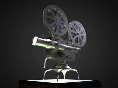 Vintage Movie Projector 3D model