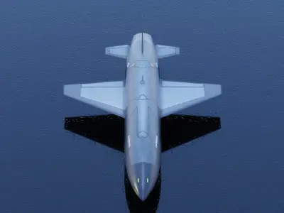 Ander Furiosa concept UAV Low-poly 3D model