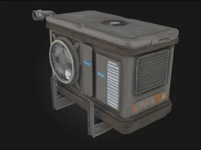 Ventilation Unit Industrial Air System 3D model