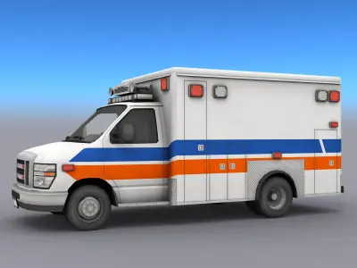Service Vehicles 3D Model Pack