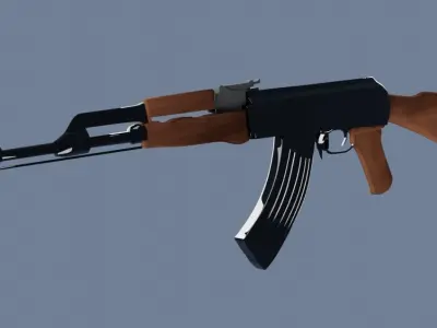 AK-47 ak - rifle 3D model get
