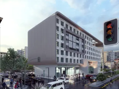 Commercial Building 3D model shop