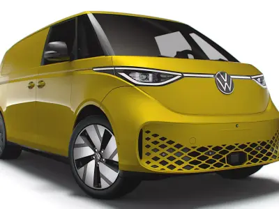 VW ID Buzz Cargo LWB 2RD 2023 3D model