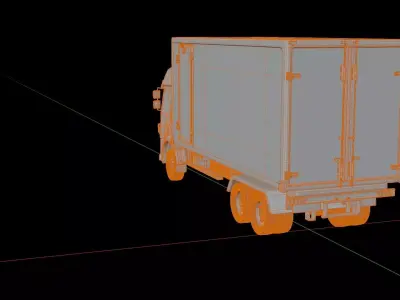 DAF CF 2020 Cargo Truck 3D model
