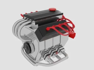  Engine Flext  3D model