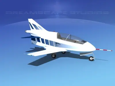 Bede BD-5J Microjet V10 3D model