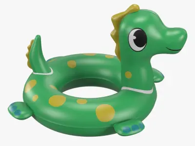 Dinosaur Pool Float swim ring 3D model