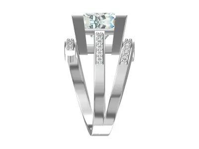 Princess Wedding Ring 3D print model purchase