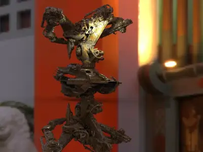 Robot Alien Technology Ship sentient 3D model 3D model