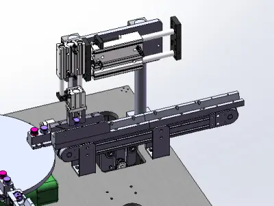 Automatic Assembly Machine for Valve Bodies and O-rings 3D model